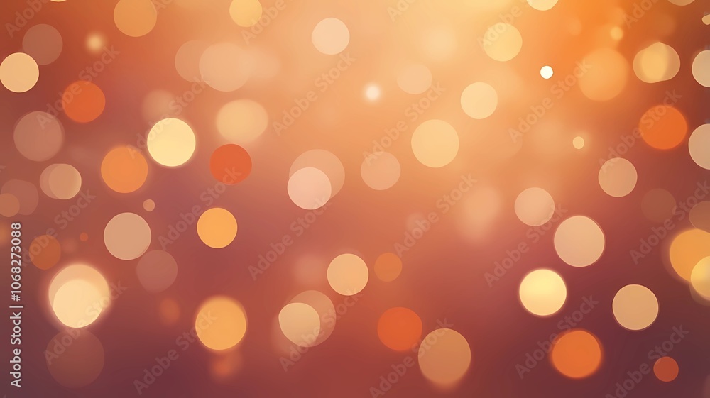 Warm Bokeh Background with Blurred Festive Lights and Golden Glow Warm Bokeh Background with Blurred Festive Lights and Golden Glow