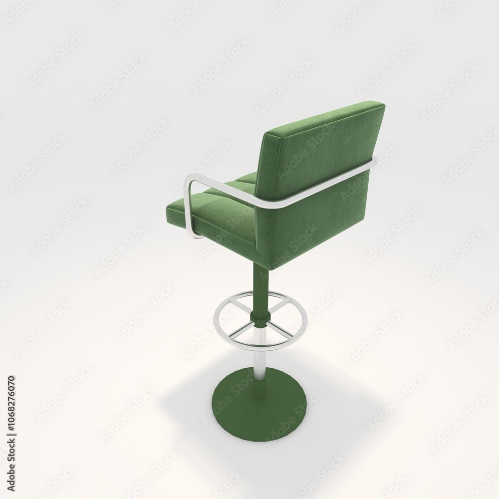 3d render bar stool design element. Furniture Collection 3d render bar stool design element. Furniture Collection