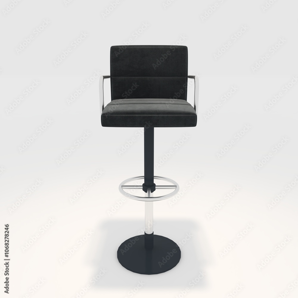 3d render bar stool design element. Furniture Collection 3d render bar stool design element. Furniture Collection