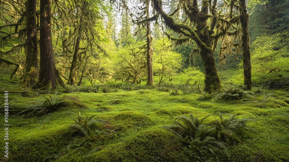 Serene Tranquility in a Mossy Glade Surrounded by Towering Trees | Ultra-Detailed Nature Scene for Reflection and Relaxation Serene Tranquility in a Mossy Glade Surrounded by Towering Trees | Ultra-Detailed Nature Scene for Reflection and Relaxation