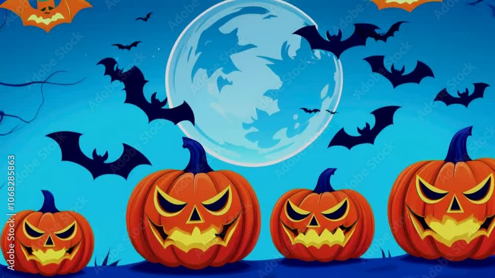 halloween background with pumpkins halloween background with pumpkins
