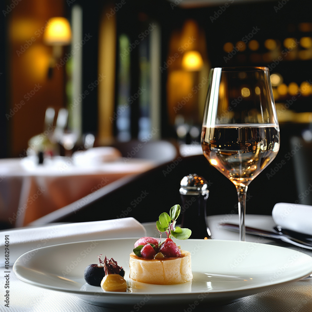 Fototapeta premium canape with salmon and caviar