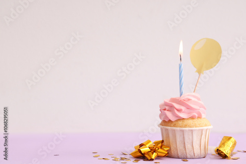 Sweet Birthday cupcake with...