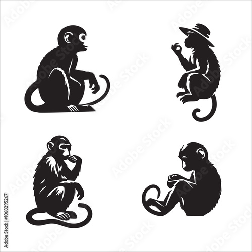 Monkeys vector