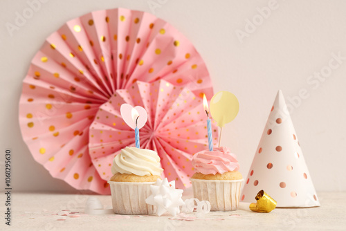Sweet Birthday cupcakes wit...