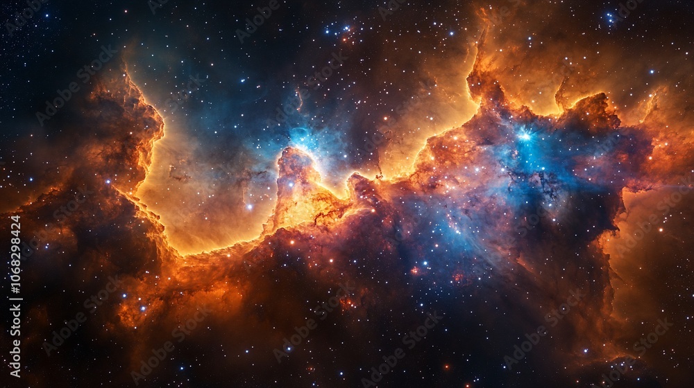 A breathtaking view of a nebula in space, filled with swirling clouds of gas and dust, lit by the glow of distant stars. A breathtaking view of a nebula in space, filled with swirling clouds of gas and dust, lit by the glow of distant stars.