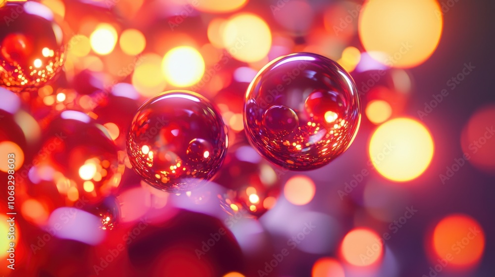 Blood cells, close-up view, soft light reflections, abstract background Blood cells, close-up view, soft light reflections, abstract background