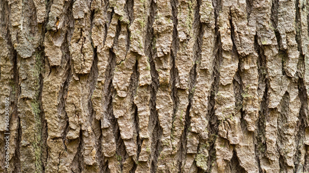 Nature's Intricate Beauty: Close-up of Tree Bark and Moss Textures in Forest Nature's Intricate Beauty: Close-up of Tree Bark and Moss Textures in Forest