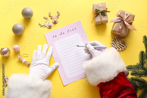 Blank to-do list with Chris...