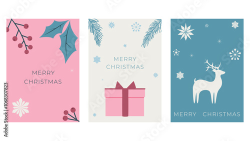 christmass cards set