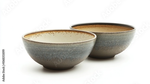 Elegant Ceramic Bowls in Earthy Tones