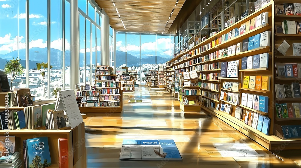 Bookstore with a View. Bookstore with a View.