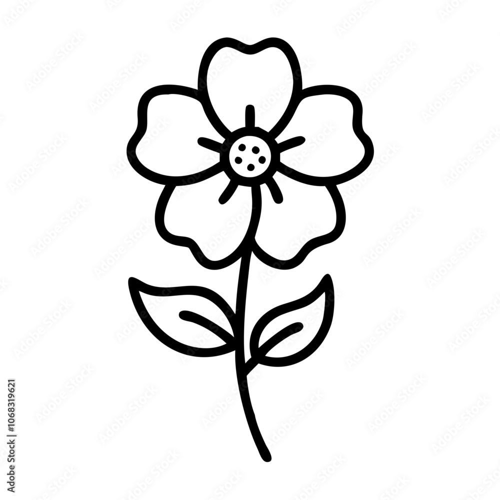 anemone flower vector icon, vector flower illustration, flower icon - simple vector illustration of a anemone flower, ideal for floral designs, botanical art, and nature-themed projects.. anemone flower vector icon, vector flower illustration, flower icon - simple vector illustration of a anemone flower, ideal for floral designs, botanical art, and nature-themed projects..