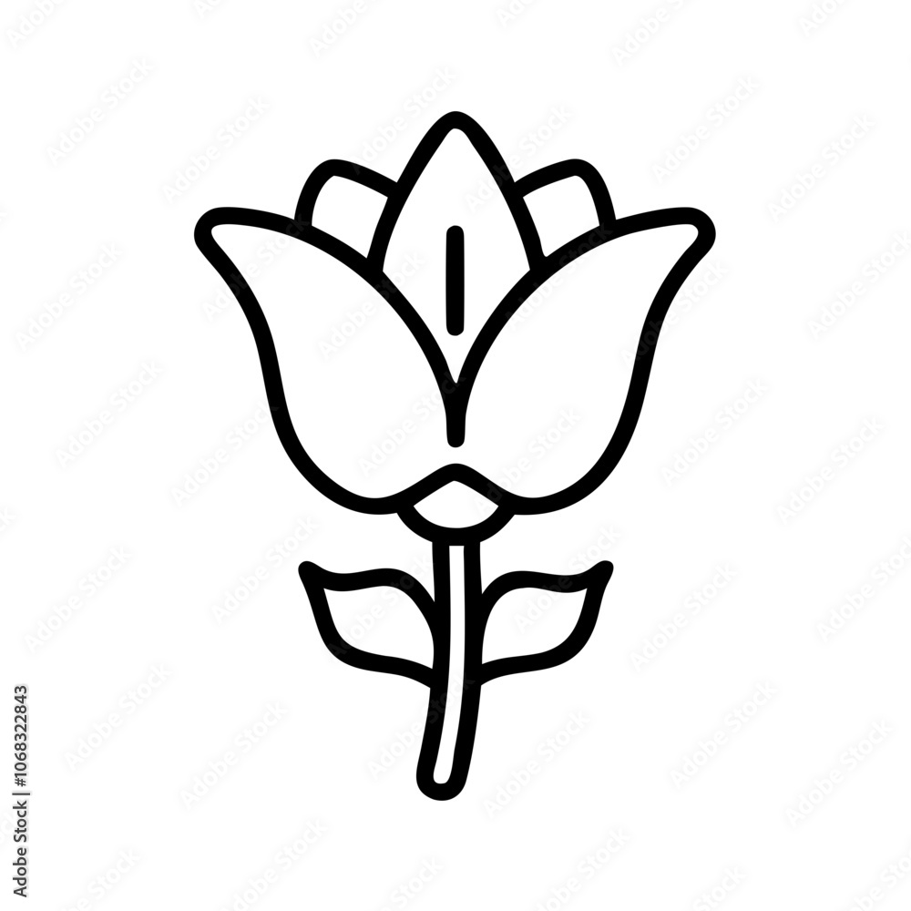 cyclamen flower vector icon, vector flower illustration, flower icon - simple vector illustration of a cyclamen flower, ideal for floral designs, botanical art, and nature-themed projects.. cyclamen flower vector icon, vector flower illustration, flower icon - simple vector illustration of a cyclamen flower, ideal for floral designs, botanical art, and nature-themed projects..