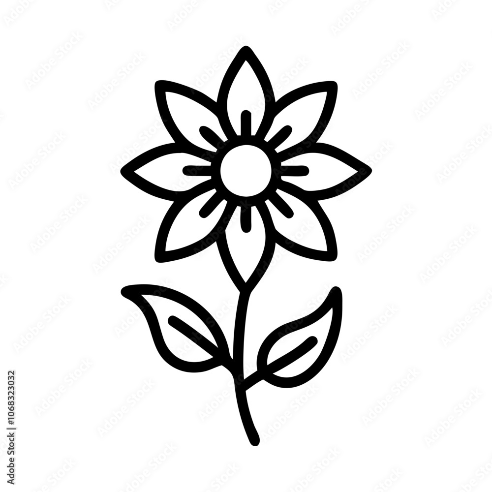 dahlia flower vector icon, vector flower illustration, flower icon - simple vector illustration of a dahlia flower, ideal for floral designs, botanical art, and nature-themed projects.. dahlia flower vector icon, vector flower illustration, flower icon - simple vector illustration of a dahlia flower, ideal for floral designs, botanical art, and nature-themed projects..