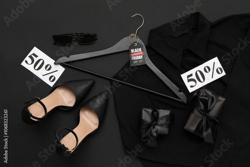Composition with stylish sh...