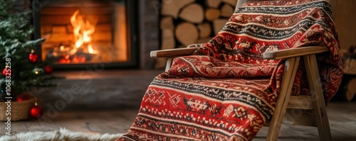 Cozy Christmas Blanket Drap...