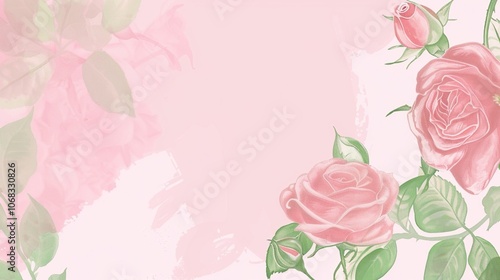 pink rose background: A Symphony of Delicate Beauty，this pink rose background is sure to add a touch of charm.