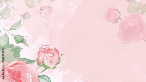 pink rose background: A Symphony of Delicate Beauty，this pink rose background is sure to add a touch of charm.
