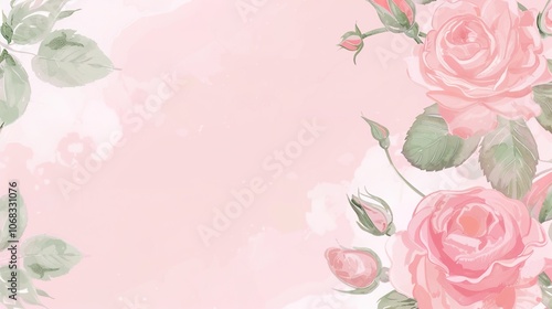 pink rose background: A Symphony of Delicate Beauty，this pink rose background is sure to add a touch of charm.