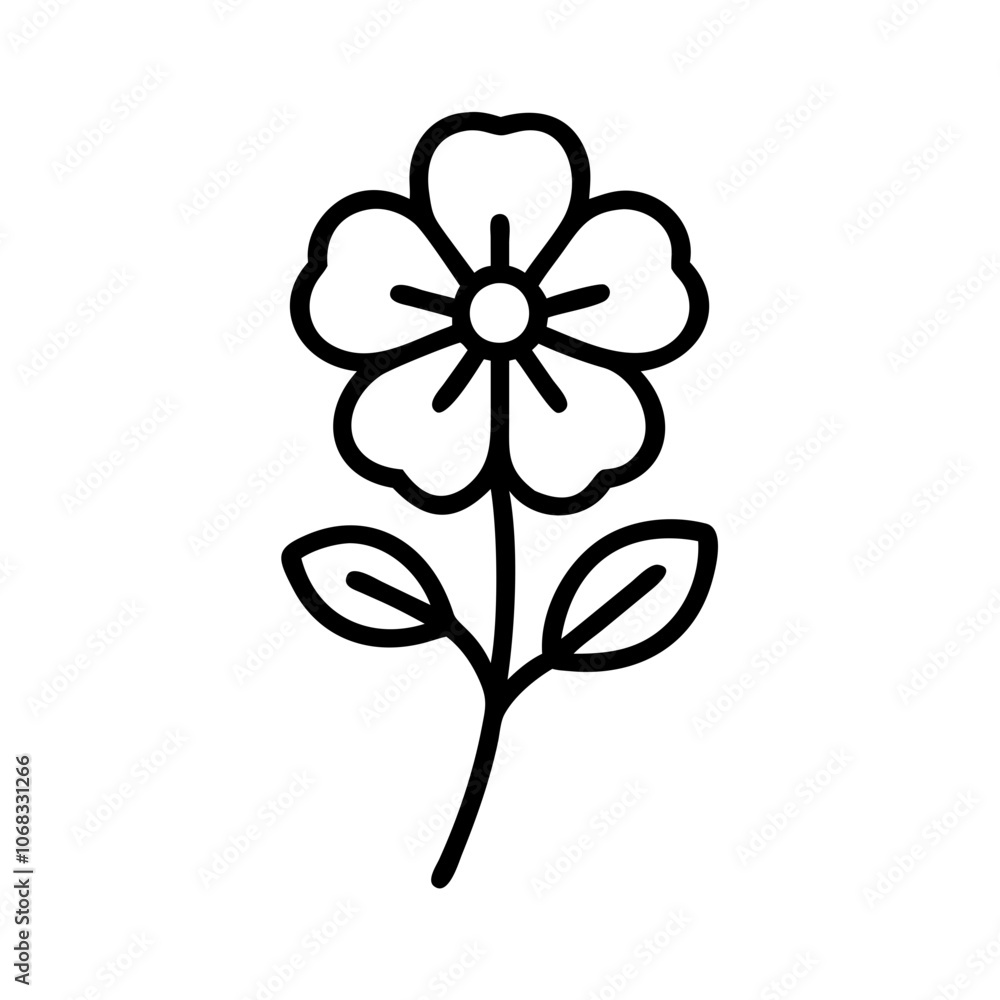 verbena flower vector icon, vector flower illustration, flower icon - simple vector illustration of a verbena flower, ideal for floral designs, botanical art, and nature-themed projects.. verbena flower vector icon, vector flower illustration, flower icon - simple vector illustration of a verbena flower, ideal for floral designs, botanical art, and nature-themed projects..