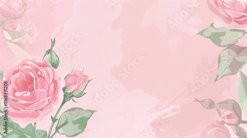 pink rose background: A Symphony of Delicate Beauty，this pink rose background is sure to add a touch of charm.