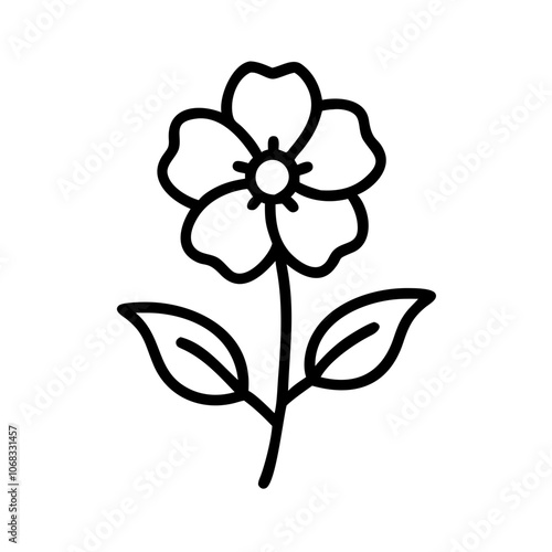  allium flower illustration, allium flower, flat illustration