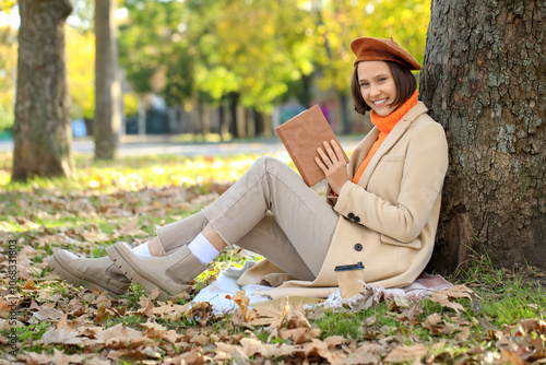 Smiling young woman in bere...