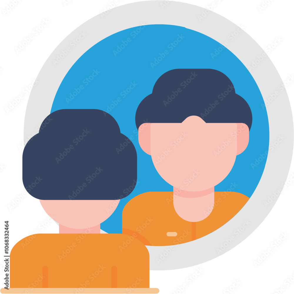 Reflection Mirror Icon Reflection Mirror Icon