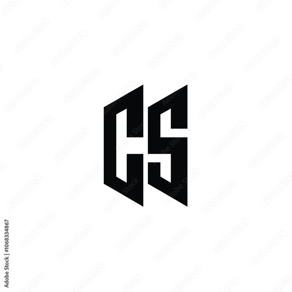 CS monogram logo design letter text name symbol monochrome logotype alphabet character simple logo CS monogram logo design letter text name symbol monochrome logotype alphabet character simple logo