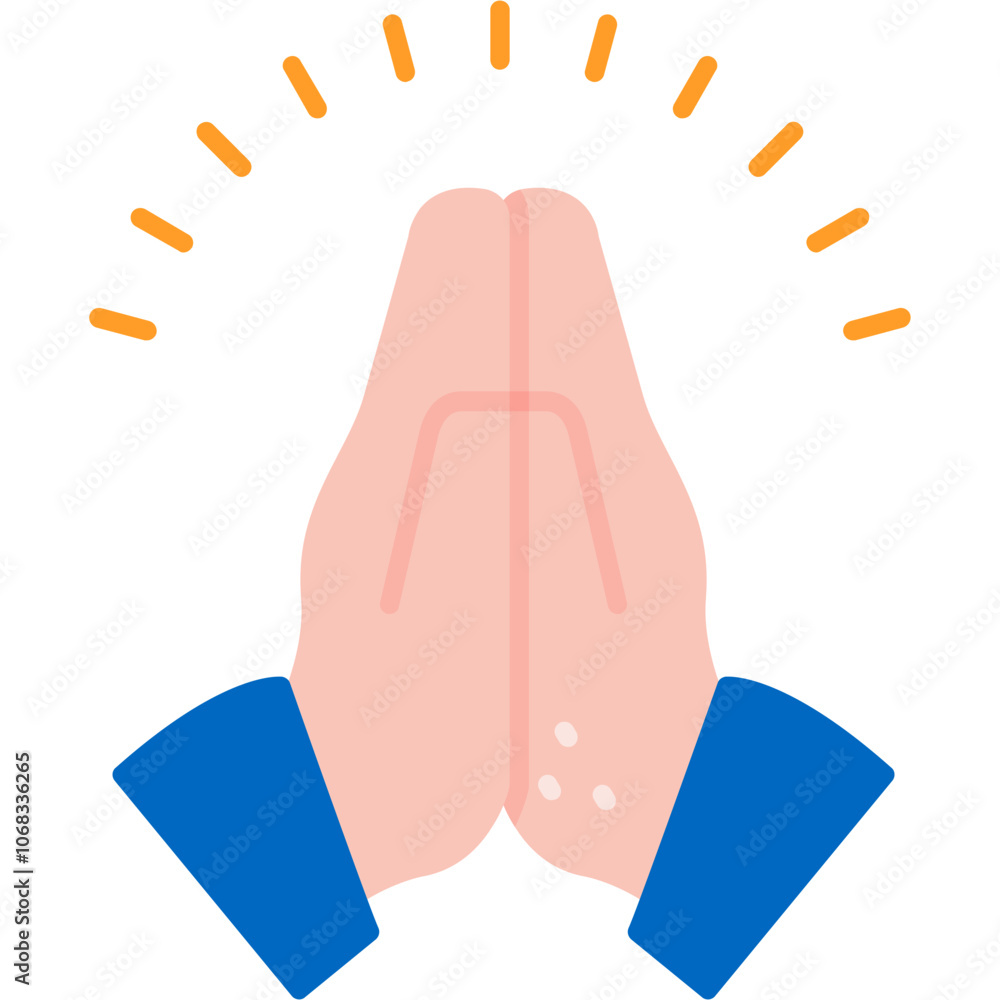 Obraz premium Praying Hands Icon