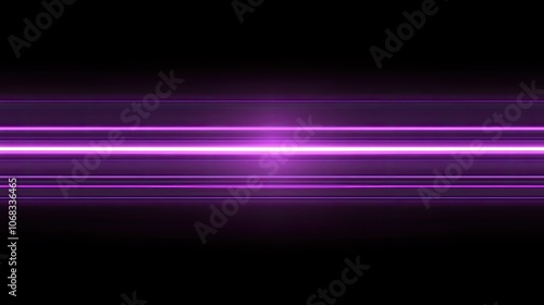 Abstract Purple Light Streaks on Black Background