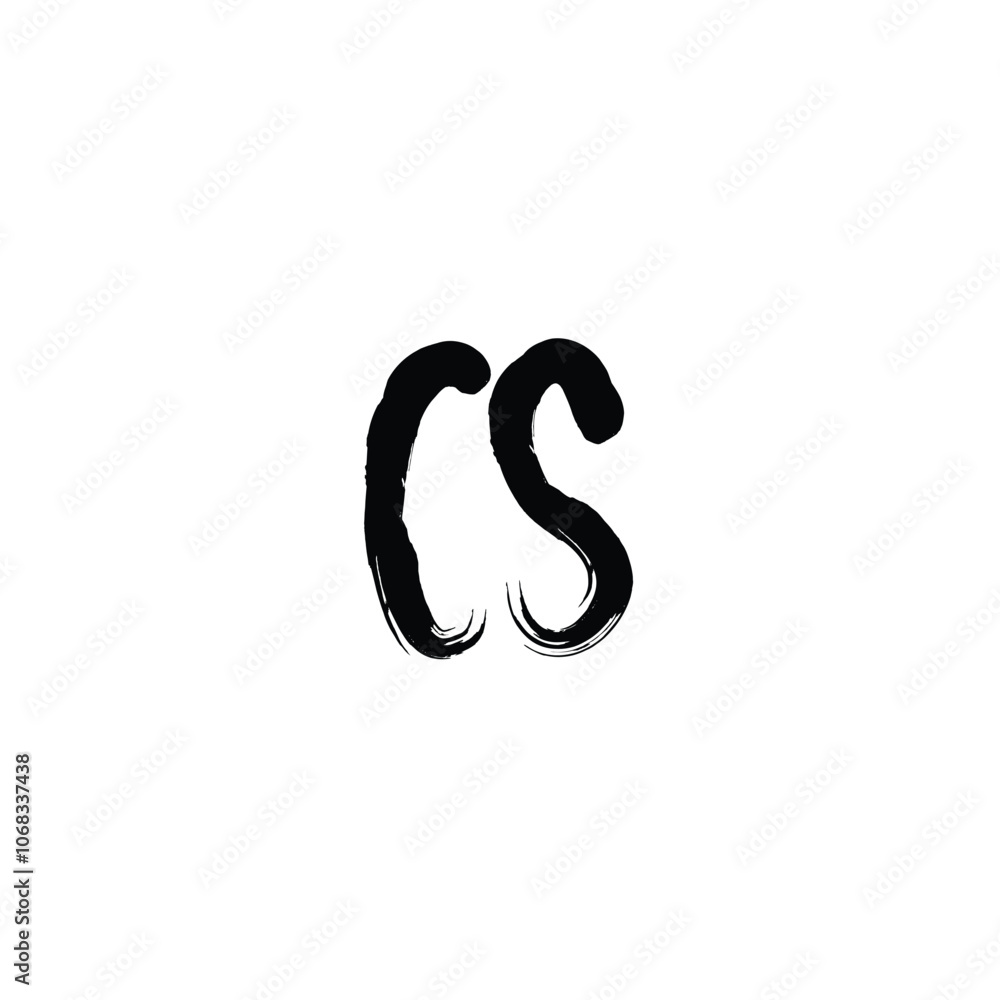CS monogram logo design letter text name symbol monochrome logotype alphabet character simple logo CS monogram logo design letter text name symbol monochrome logotype alphabet character simple logo
