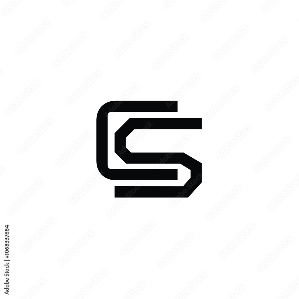CS monogram logo design letter text name symbol monochrome logotype alphabet character simple logo CS monogram logo design letter text name symbol monochrome logotype alphabet character simple logo