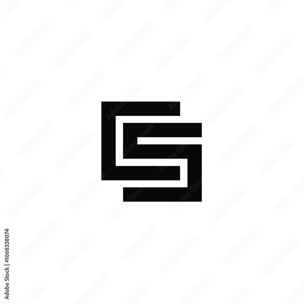 CS monogram logo design letter text name symbol monochrome logotype alphabet character simple logo CS monogram logo design letter text name symbol monochrome logotype alphabet character simple logo
