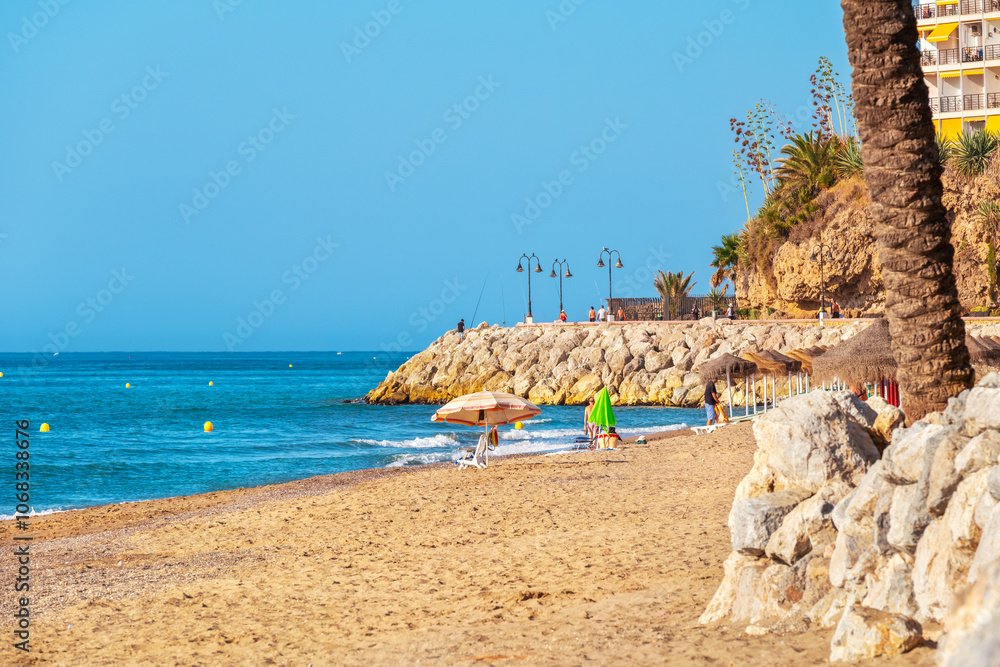 Seaside at Torremolinos. Andalusia, Spain