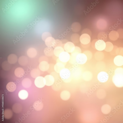 Bokeh effect transparent background light effect decoration png Illustration 