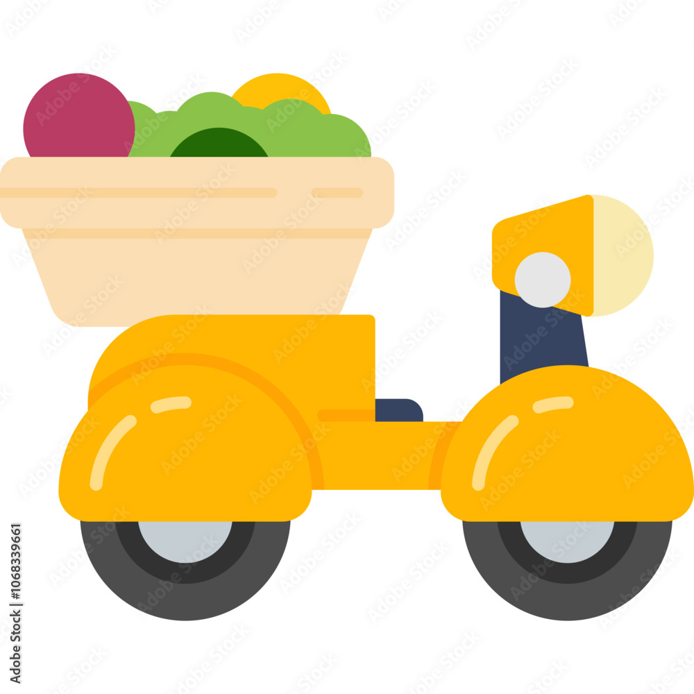 Salad Delivery Icon