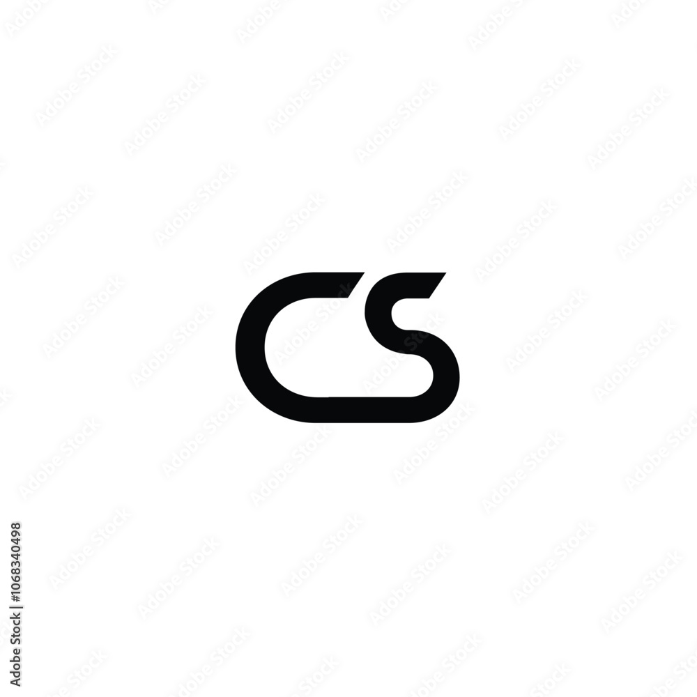 CS monogram logo design letter text name symbol monochrome logotype alphabet character simple logo CS monogram logo design letter text name symbol monochrome logotype alphabet character simple logo