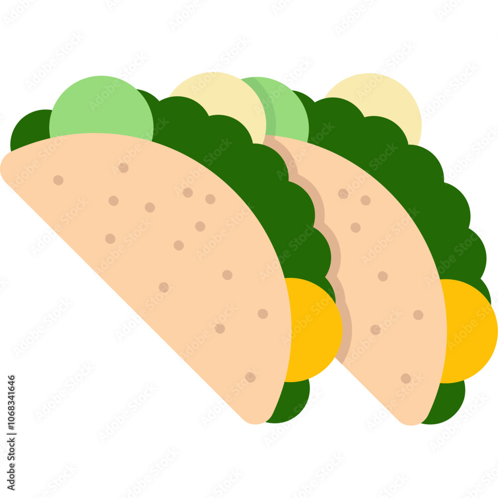 Veggie Wrap Icon Veggie Wrap Icon