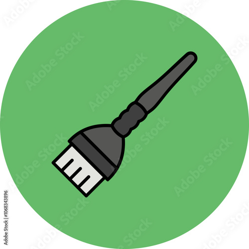Hair dye brush Icon