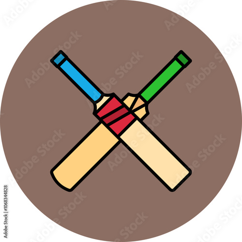 Cricket bat Icon