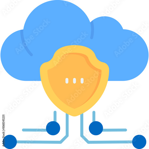 Cloud Security Icon