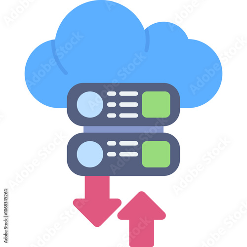 Cloud Hosting Icon