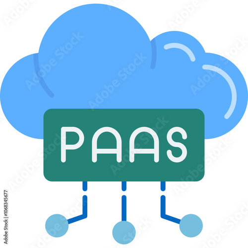 Cloud PaaS Icon