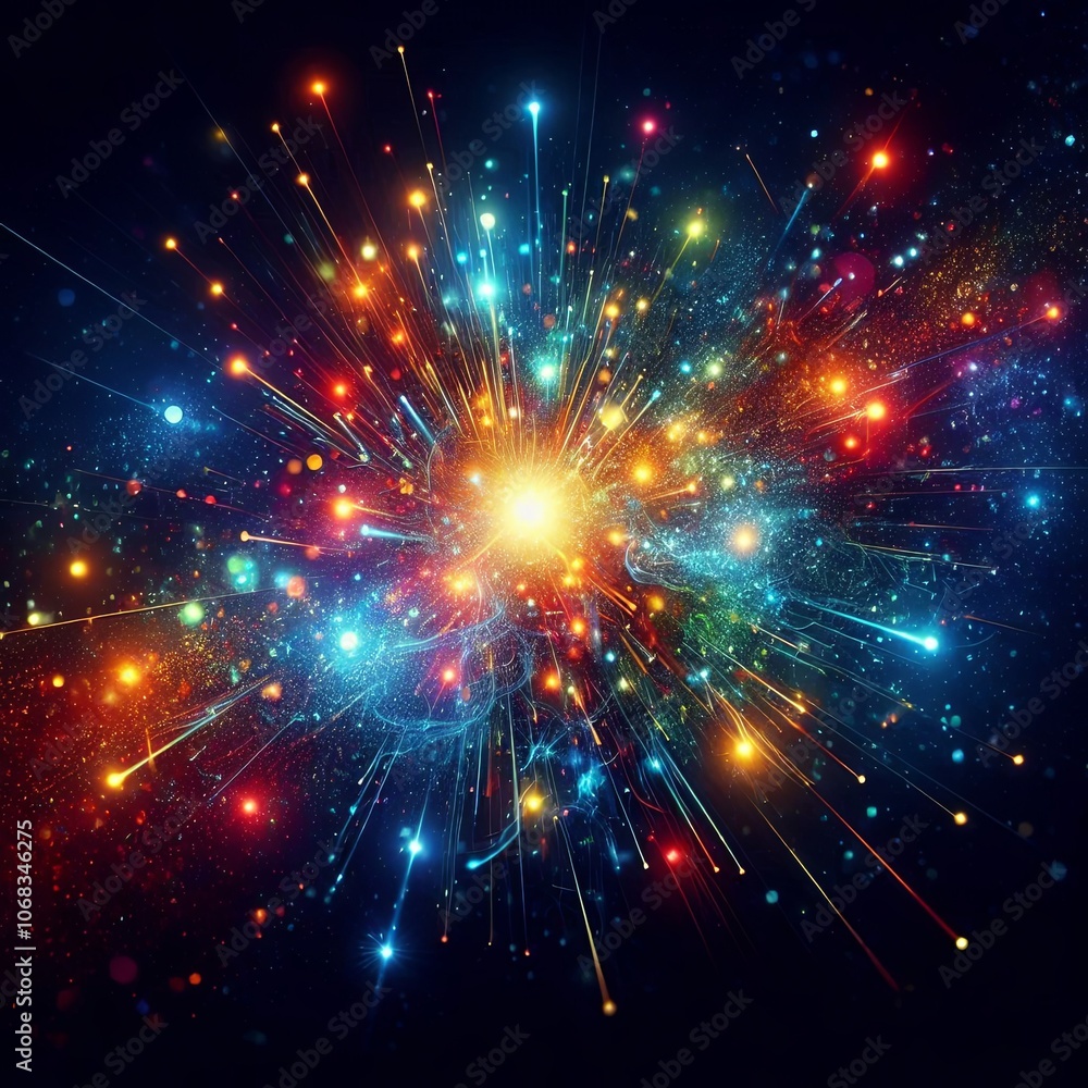 Background of sparks and glimmers for festive design Background of sparks and glimmers for festive design