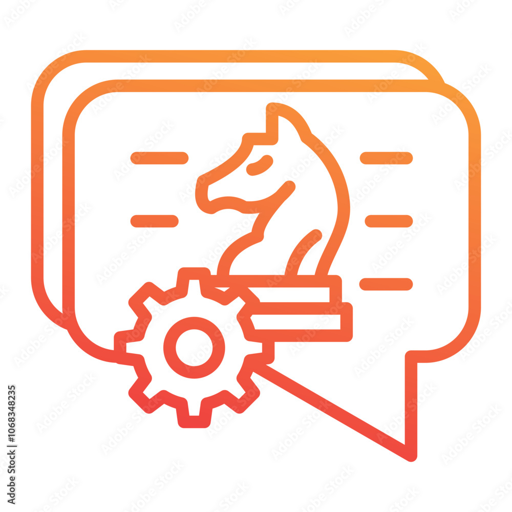 Communication Strategies Icon Communication Strategies Icon