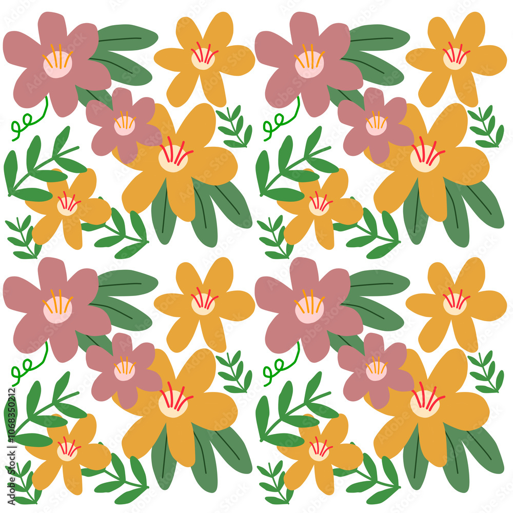 seamless floral pattern wallpaper and background vecto illustration seamless floral pattern wallpaper and background vecto illustration