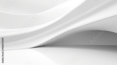 Wallpaper Mural Free abstract white background minimal futuristic architectural space wallpaper Torontodigital.ca