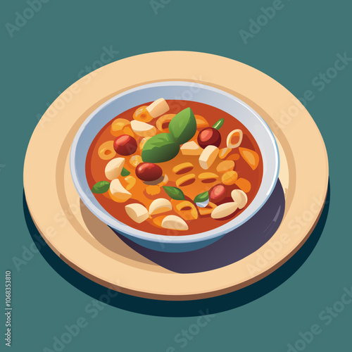 Pasta e Fagioli italian food